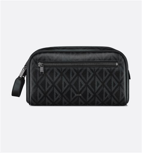 Trousse de toilette Toile CD Diamond noir 